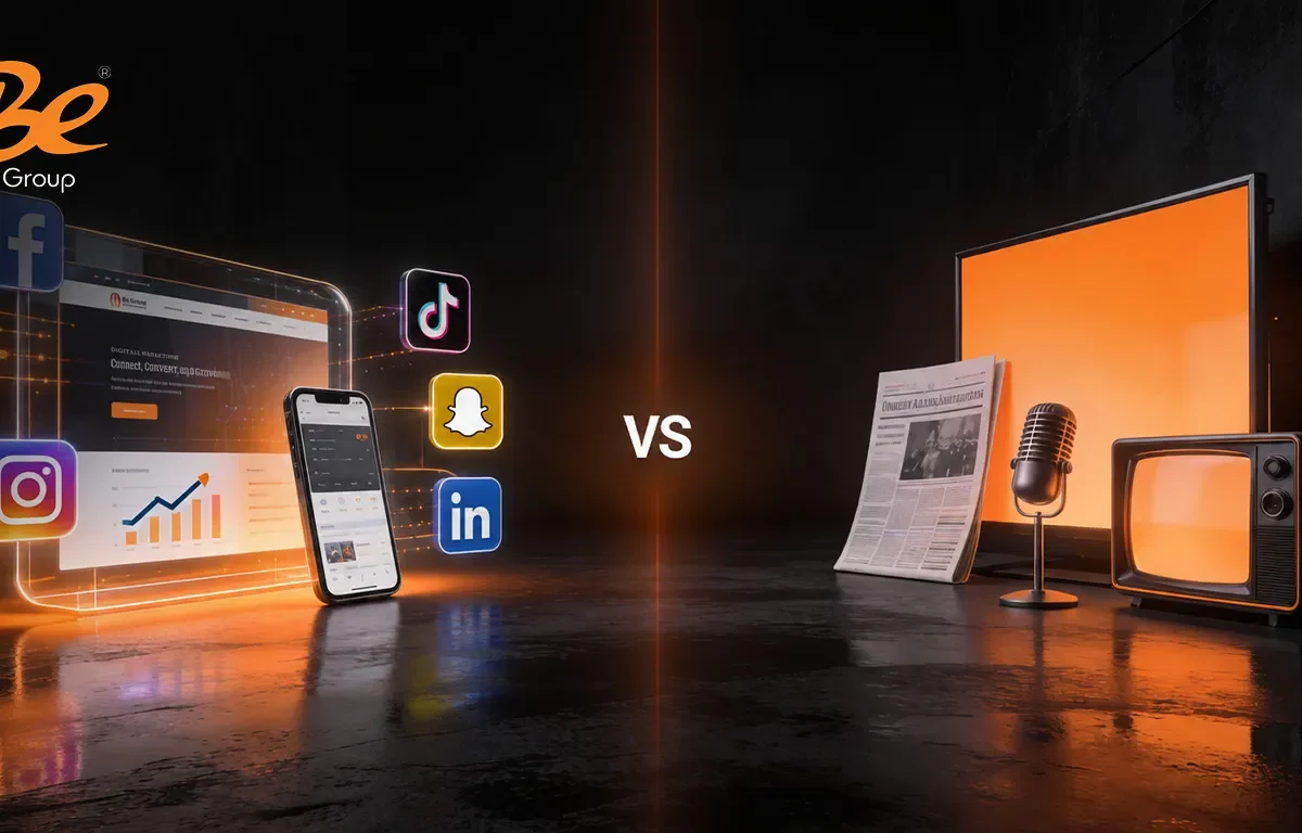 How to Choose Between Digital Marketing Versus Traditional Marketing?